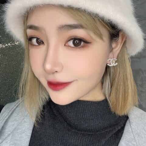 新款 CHANEL香奈儿双c耳钉耳环