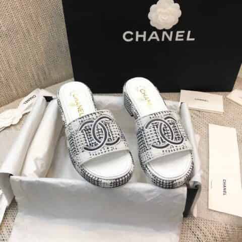 chanel香奈儿 高端品质 小香 春夏最新爆款山木底拖鞋