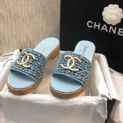 CHANEL香奈儿 高端品质 小香 春夏最新爆款山木底拖鞋
