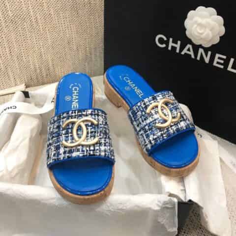CHANEL香奈儿 高端品质 小香 春夏最新爆款山木底拖鞋