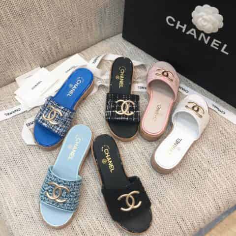 CHANEL香奈儿 高端品质 小香 春夏最新爆款山木底拖鞋