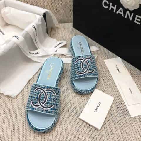 chanel香奈儿 小香高端品质春夏最新爆款山木底拖鞋