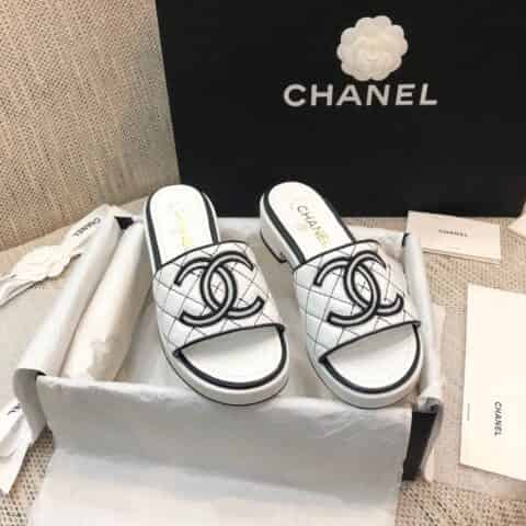 chanel香奈儿 小香高端品质春夏最新爆款山木底拖鞋