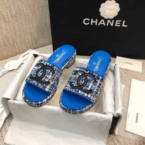 chanel香奈儿 小香高端品质春夏最新爆款山木底拖鞋