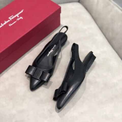 SF salvatore Ferragamo 菲拉格慕2021新款viva系列后空露跟粗跟凉鞋