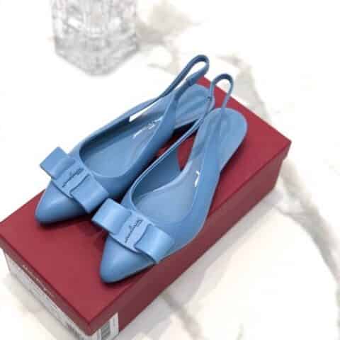 SF salvatore Ferragamo 菲拉格慕2021新款viva系列后空露跟粗跟凉鞋