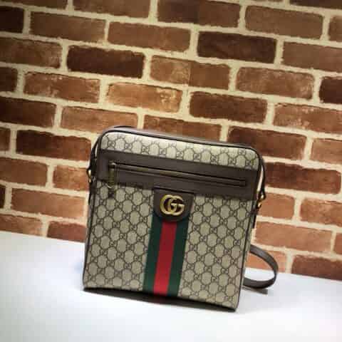 GUCCI古驰红绿条纹GG单肩包547934