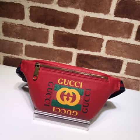 GUCCI古驰印花小号腰包527792