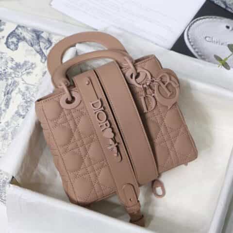 Dior迪奥 Lady My ABC 四格磨砂徽章戴妃包