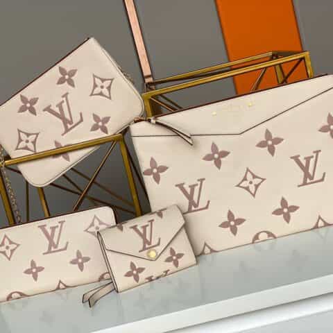 Louis Vuitton LV Double Zip Pochette链条包 M80084