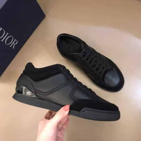 DIOR迪奥 头层柔软小牛皮内里D~r新品奢潮中帮运动鞋