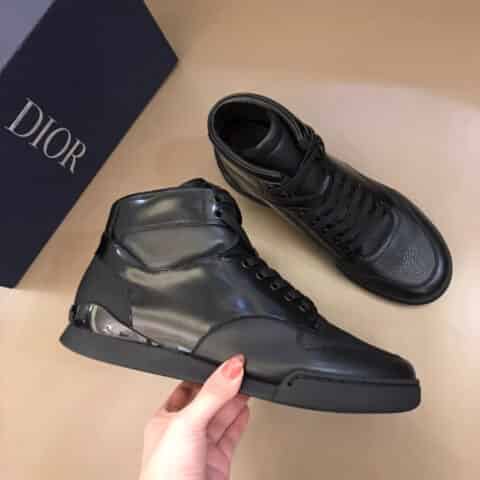 DIOR迪奥 头层柔软小牛皮内里D~r新品奢潮高帮运动鞋