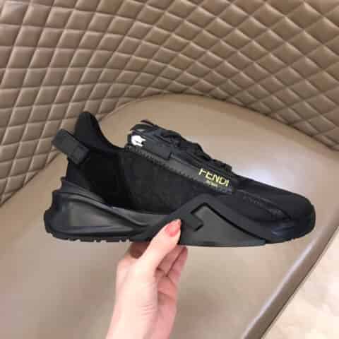 Fendi芬迪 F D春夏新品男士一脚蹬运动鞋