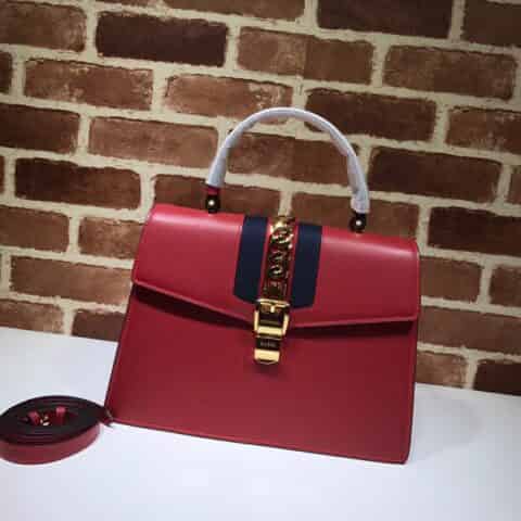 GUCCI古驰Sylvie系列中号手提包431665