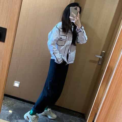 Gucci古驰 Rhyton系列女士Gucci标识皮革运动鞋
