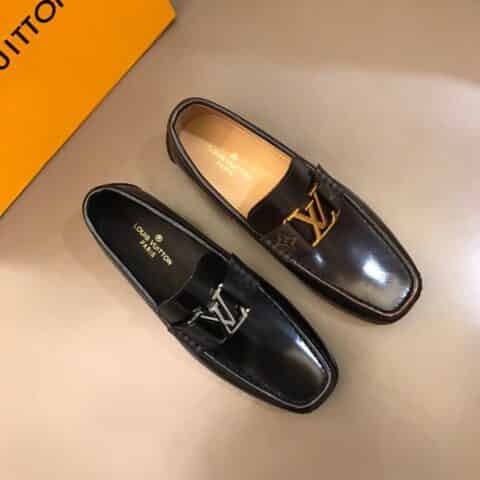 LV/路易威登 高端真皮大底进口头层牛皮经典男士商务皮鞋