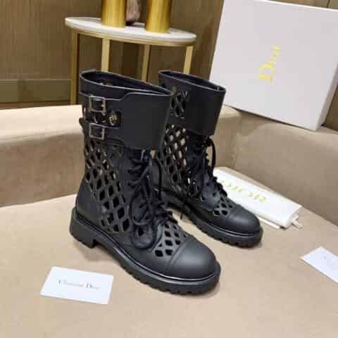 DIOR迪奥 原版定制五金扣升级版本高端货Di0r中筒靴