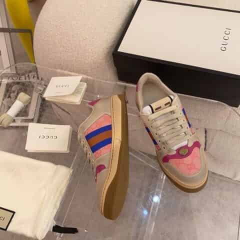 Gucci古驰 Gu~i情侣低帮运动鞋系列复古小脏鞋平板鞋