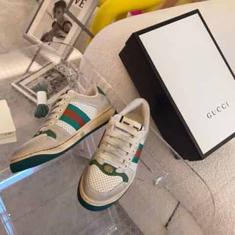 Gucci古驰 Gu~i情侣低帮运动鞋系列复古小脏鞋平板鞋