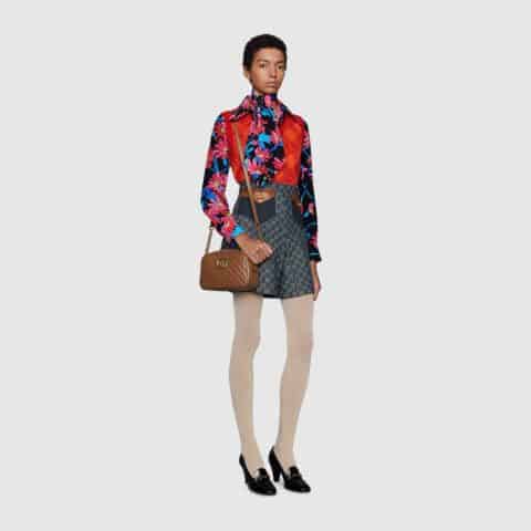 Gucci GG Marmont small matelassé shoulder bag 447632 0OLFT 2535