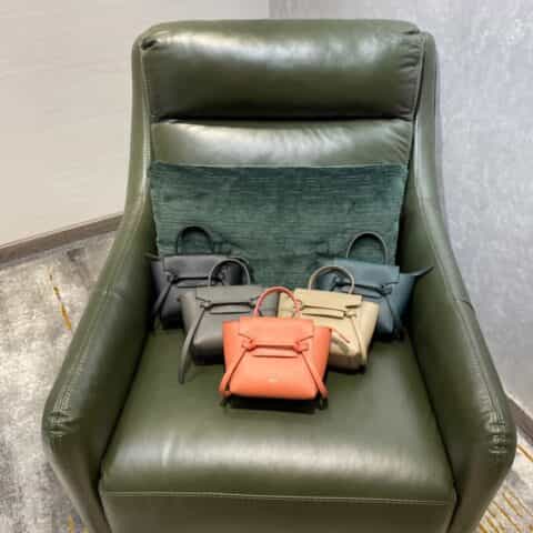 Celine思琳 BELT PICO BAG 鲶鱼包 194263深灰色