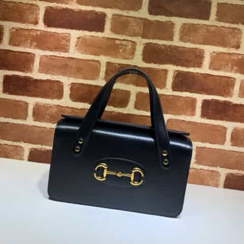 GUCCI古驰马衔扣1955系列小号手提包627323