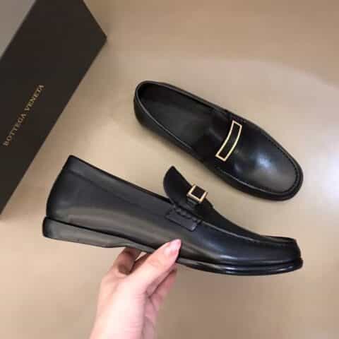 BV葆蝶家 进口牛皮鞋面真皮胚底层男士正装真皮大底皮鞋