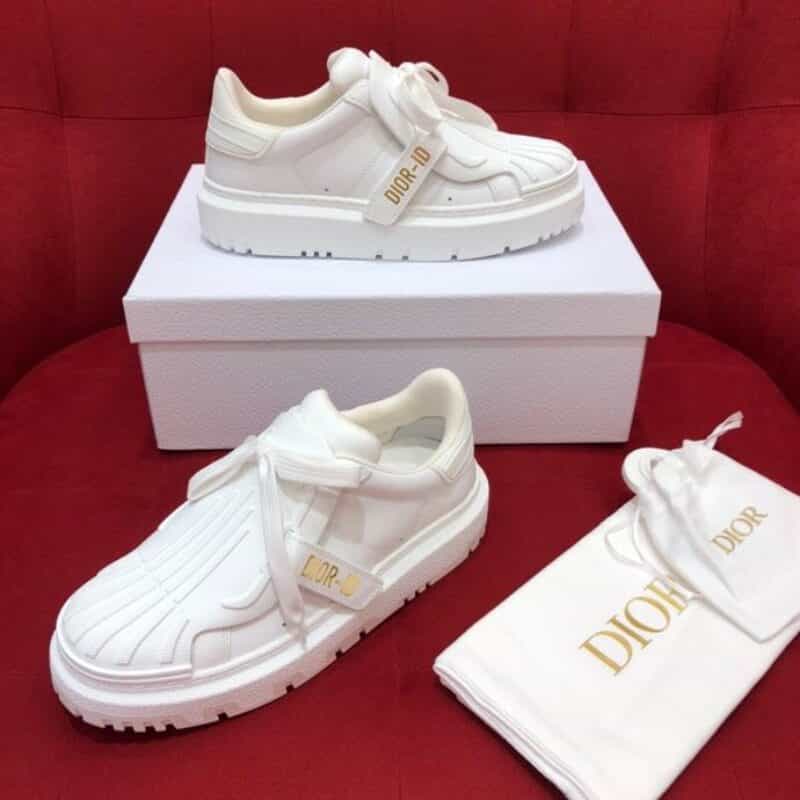 DIOR迪奥 小清新百搭款贝壳头小白鞋平板鞋