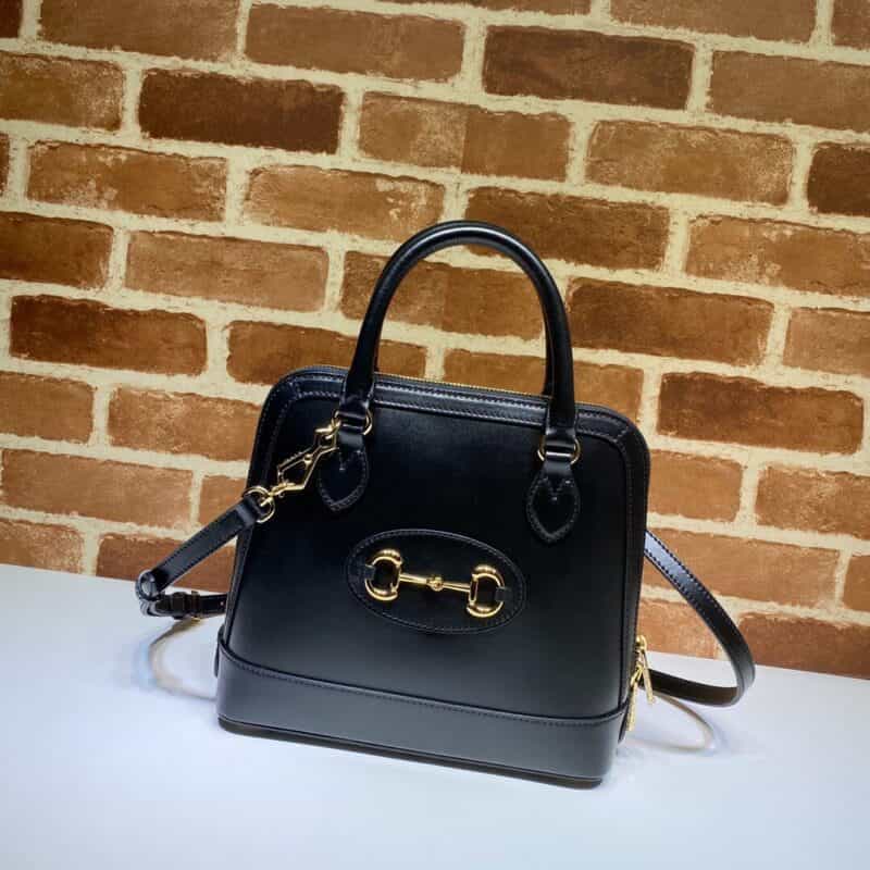 GUCCI古驰马衔扣1955系列小号手提包621220