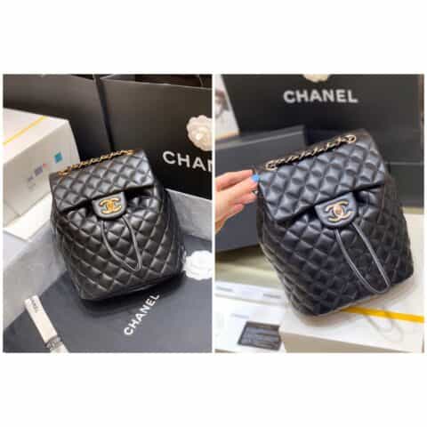 Chanel香奈儿 Coco小羊皮小号双肩包 A91123