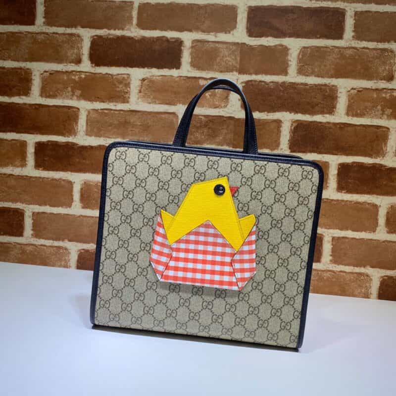 prevzoomnext GUCCI古驰饰小鸡图案手提袋606192 GUCCI古驰饰小鸡图案手提袋606192