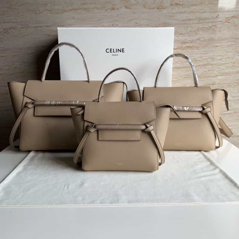 Celine思琳 Belt 奶茶色掌纹鲶鱼包 189103 189153 189003