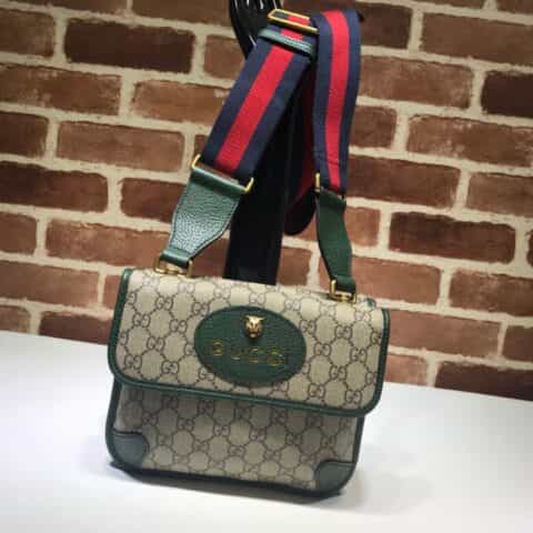 GUCCI古驰高级人造帆布小号邮差包501050