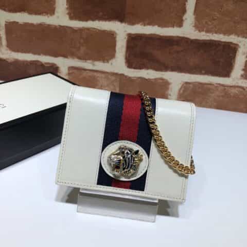 GUCCI古驰Rajah 系列链条卡包573790