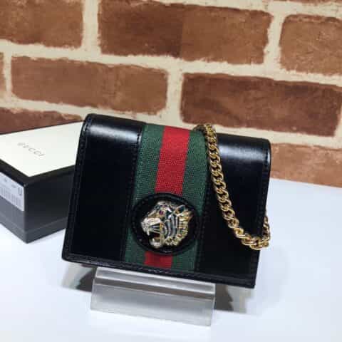GUCCI古驰Rajah 系列链条卡包573790