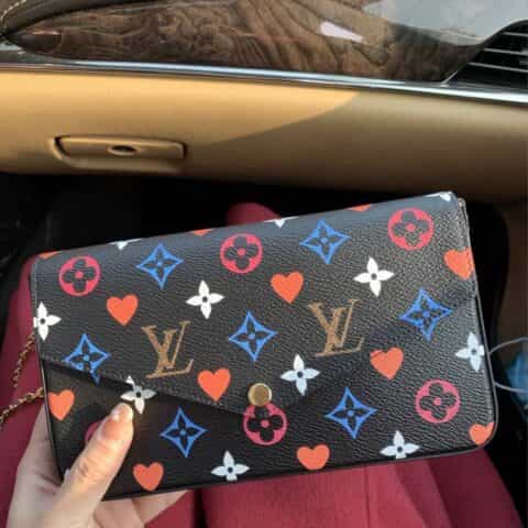 LV Game On Félicie Pochette黑三彩三合一链条包 M80232