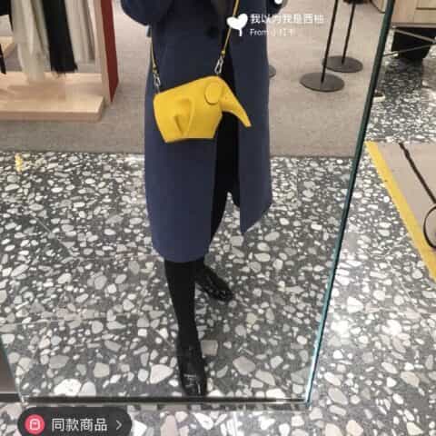 Loewe罗意威 Elephant小象肩挎包 0192黄色