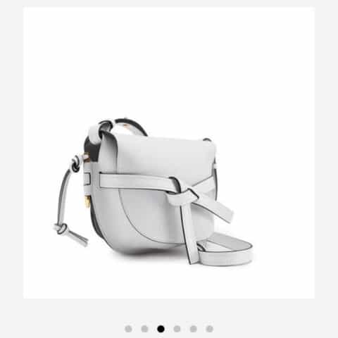 Loewe罗意威 Small Gate bag 马鞍包 0301水蓝色20CM