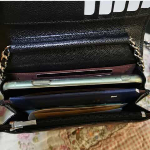 Chanel Mini woc经典款之Wallet on chain单肩斜挎链条包 AP1649