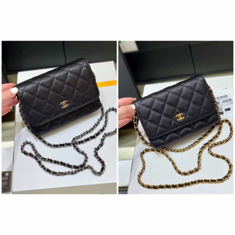 Chanel Mini woc经典款之Wallet on chain单肩斜挎链条包 AP1649