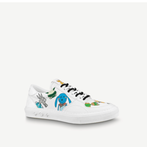 LV/路易威登 Monogram 压纹粒面小牛皮Ollie 男士运动鞋