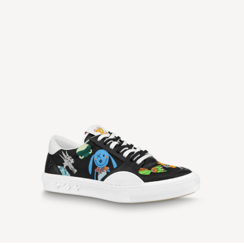 LV/路易威登 Monogram 压纹粒面小牛皮Ollie 男士运动鞋