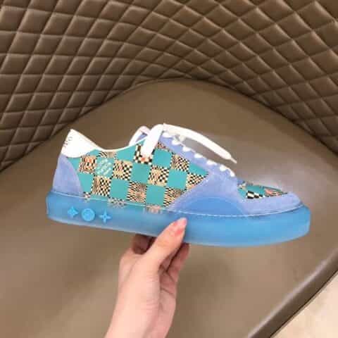 LV/路易威登 Monogram 压纹粒面小牛皮Ollie 男士运动鞋