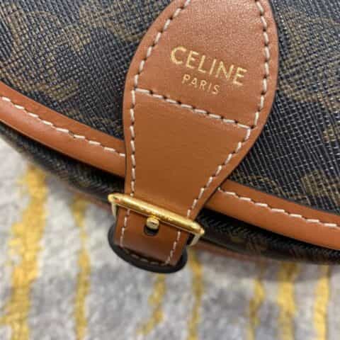 Celine思琳 Medium Folco bag 马鞍包 191502
