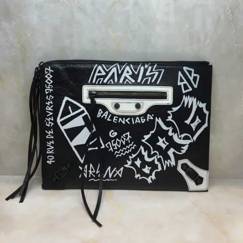 Balenciaga巴黎世家Balen Graffiti Classic 手包555