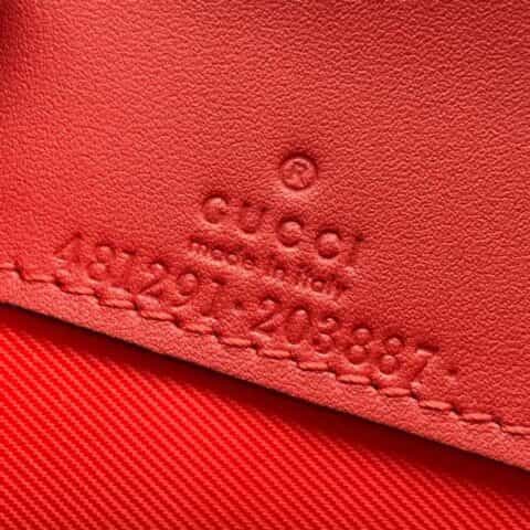 Gucci GG Supreme帆布樱桃迷你链条包 481291 K9GXT 8694