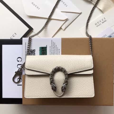 Gucci Dionysus leather super mini bag酒神包 476432