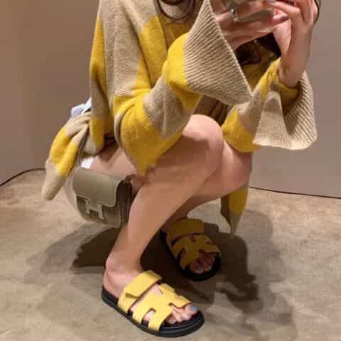 Hermes爱马仕 ???? H家 春夏新款二舅拖鞋