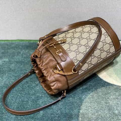 Gucci Horsebit 1955 small bucket bag 637115 92TPG 8563