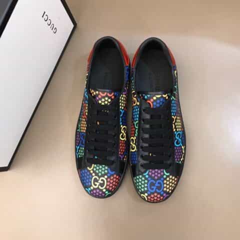 GUCCI古驰 2020早春系列魔幻跳跳糖系列Ace系列情侣运动鞋
